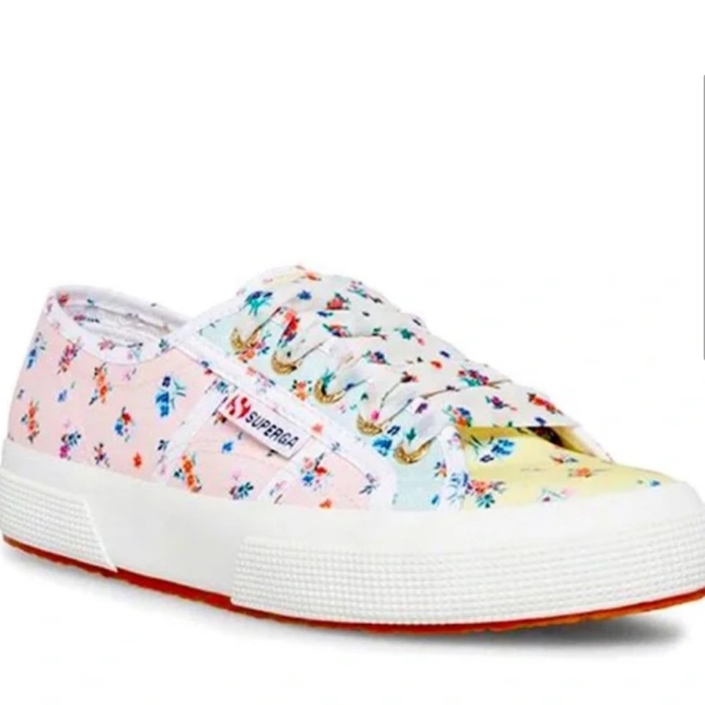 Superga Multicolor Speckled Sneakers White Casual
